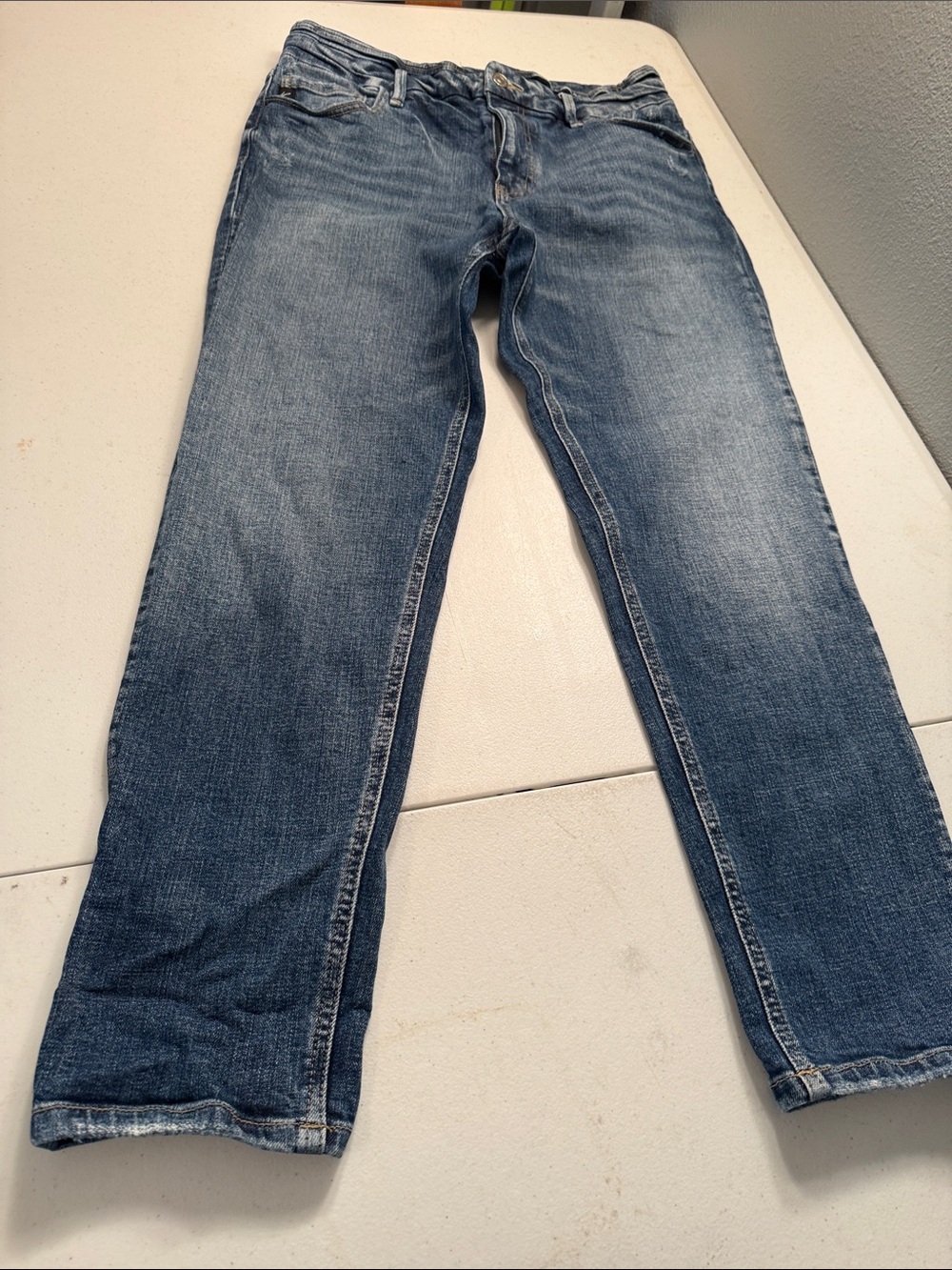 KanCan Medium Blue Straight Leg Jeans